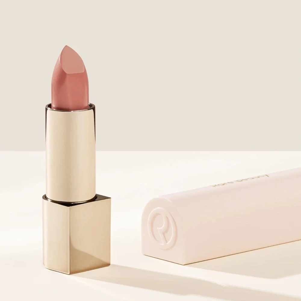 Rare Beauty Kind Words Matte Lipstick in Creative = a muted peach 🍑